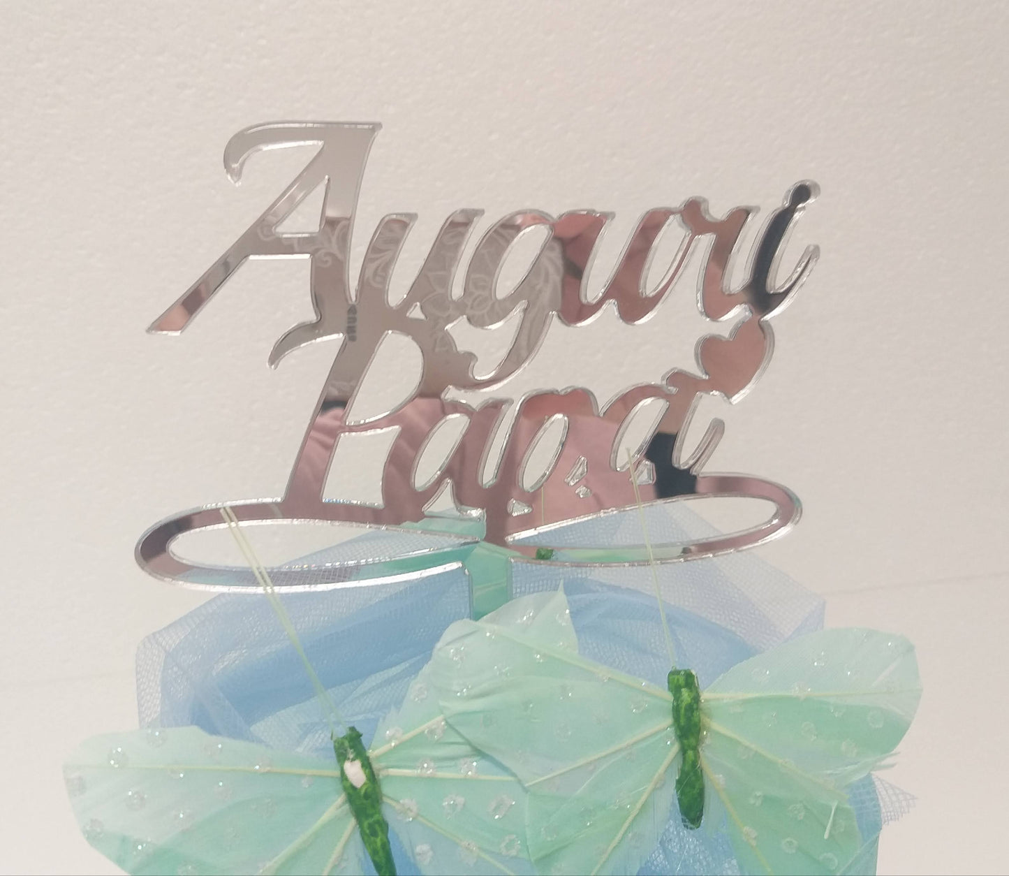 Cake topper Auguri papà