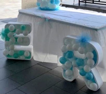 Lettere Ballon Box da 60 cm o 95 cm