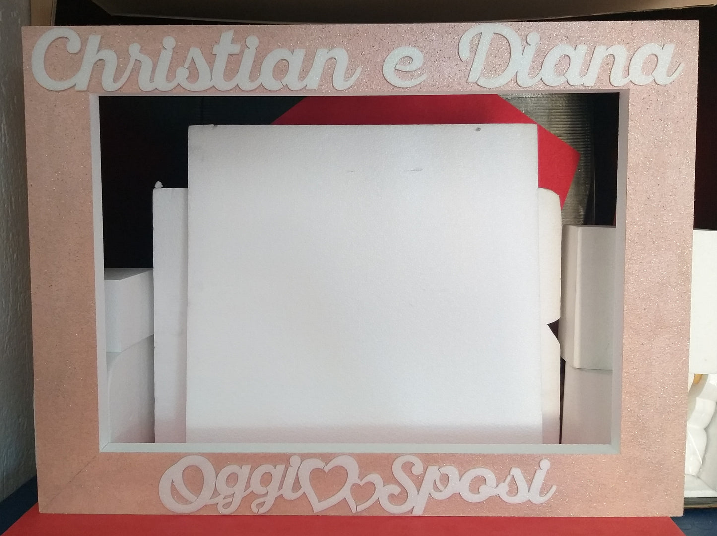 Foto BOOTH per matrimonio decorato