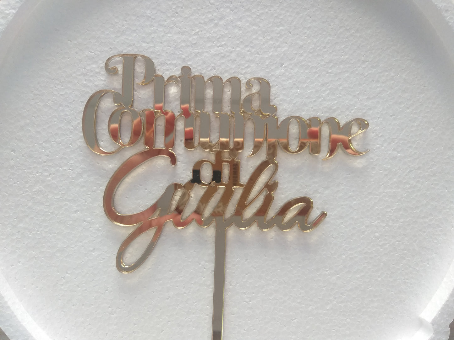 Cake topper personalizzato