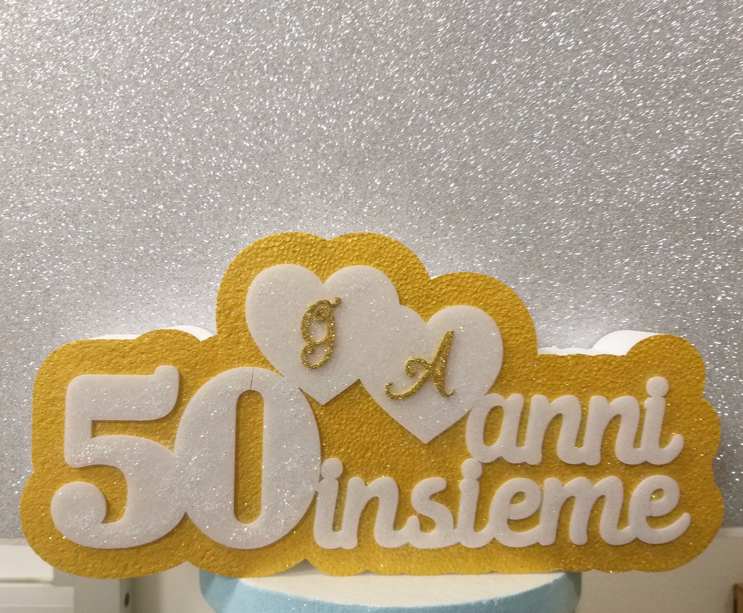 Anniversario 50 anni insieme pannello