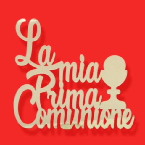 Cake topper la mia prima comunione
