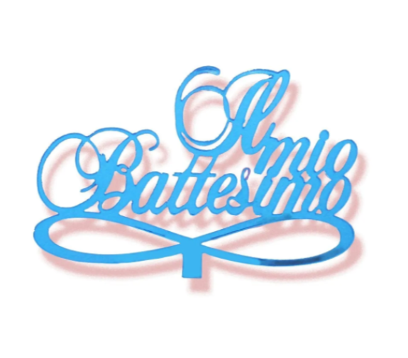 cake topper il mio battesimo