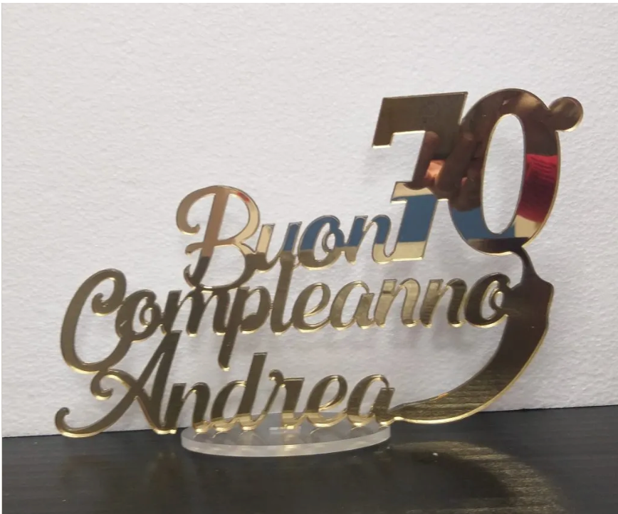 Cake topper personalizzato