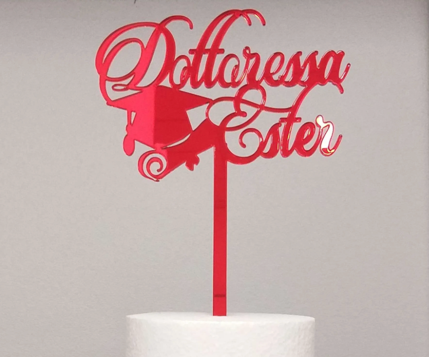 Cake topper personalizzato