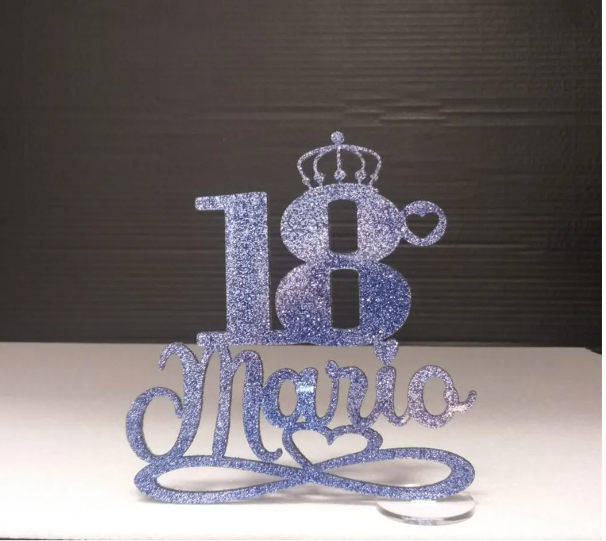 Cake topper personalizzato