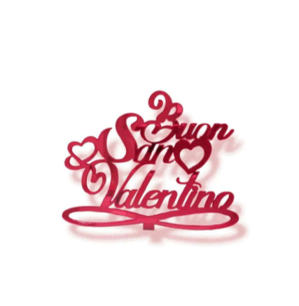 Cake topper buon SAN VALENTINO