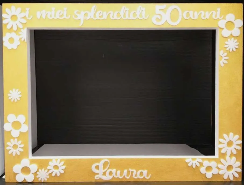Foto booth per compleanno personalizzato