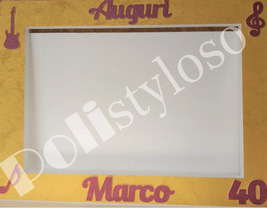 Foto booth per compleanno personalizzato