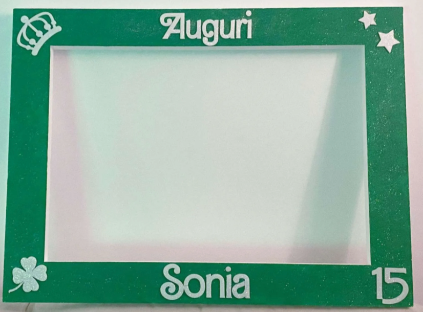 Foto booth per compleanno personalizzato