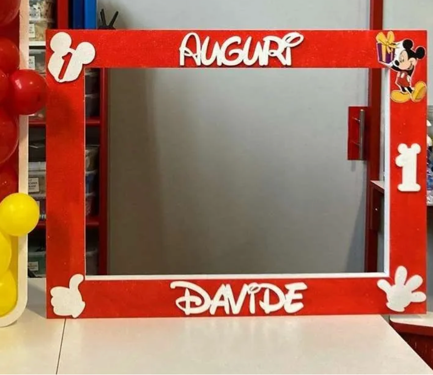 Foto booth per compleanno personalizzato