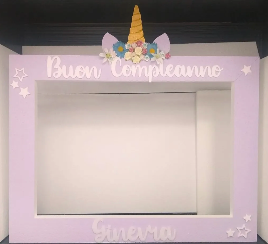 Foto booth per compleanno personalizzato