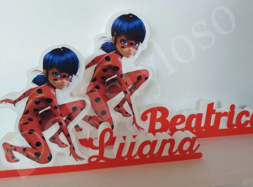 Nome da tavolo con adesivo