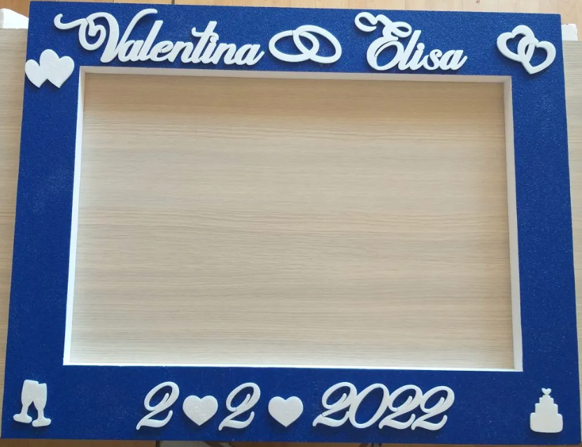 Foto BOOTH per matrimonio decorato