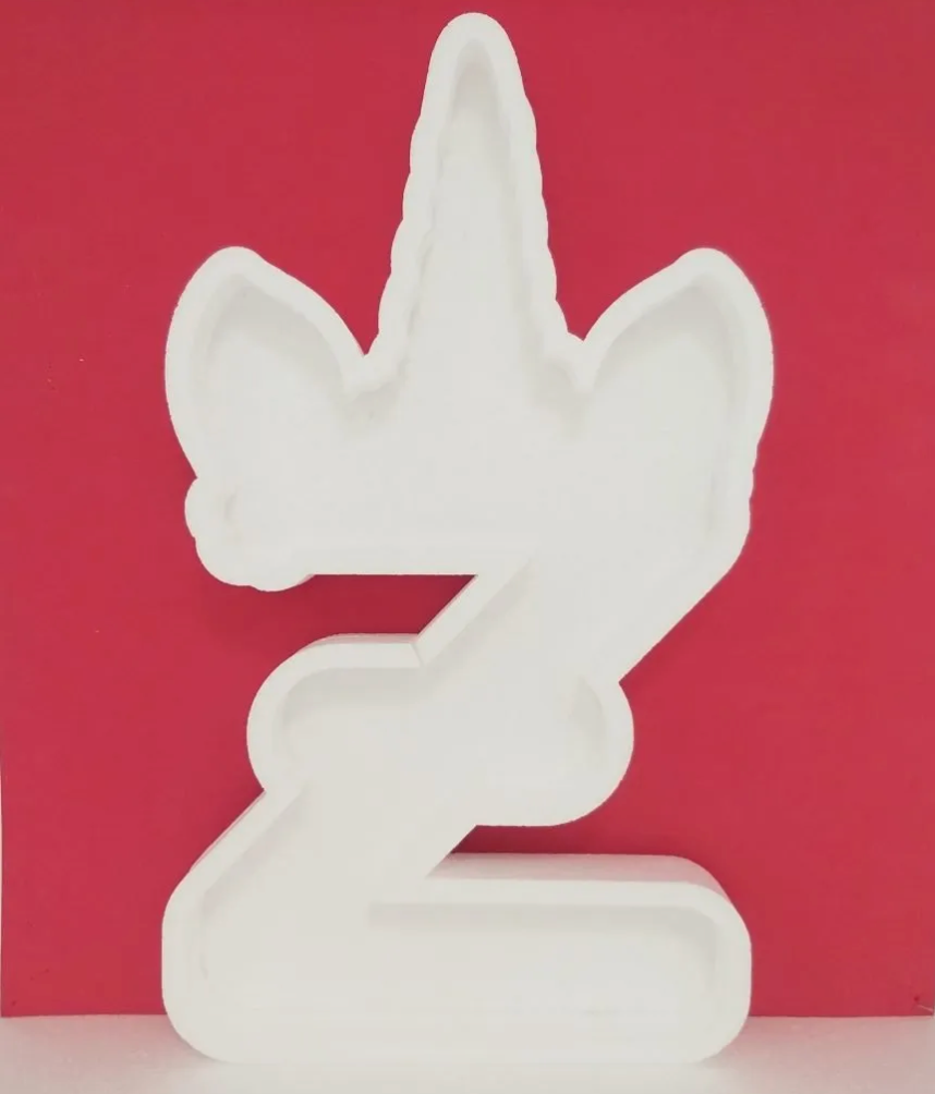 Lettera balloon box a tema unicorno