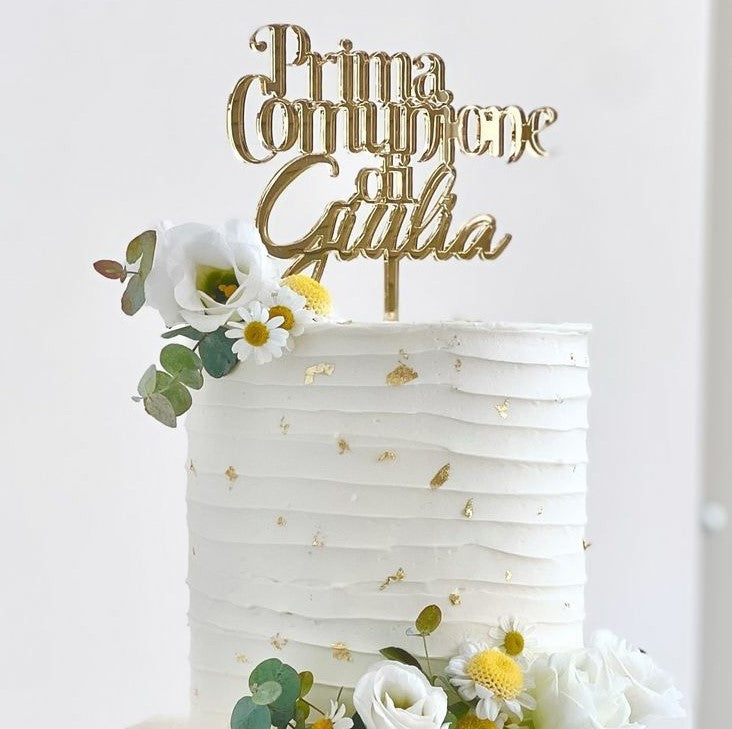 Cake topper personalizzato