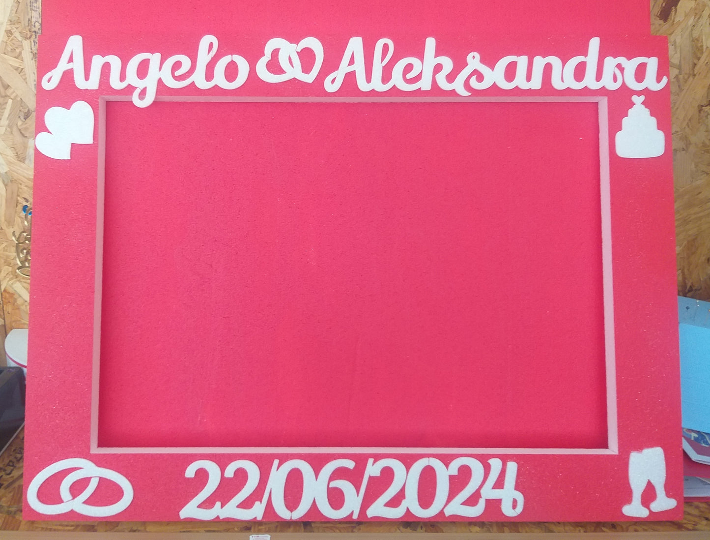 Foto BOOTH per matrimonio decorato
